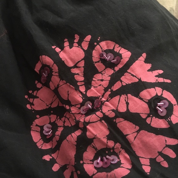 Moda strapless sequence/beaded elasticized top dress size L - Picture 4 of 4